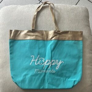 Tous Blue and Gold Shoulder Bag